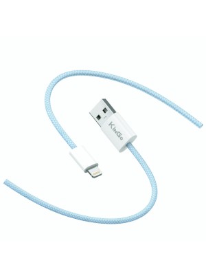 CABO TRANÇADO 2.4A USB - IP14 - AZUL