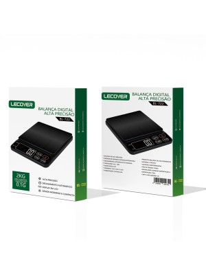 Balança Digital Alta Precisão 2kg BL-722 LECOVER