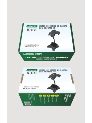 Leitor De Código De Barras Com Suporte LL-9101 – LECOVER