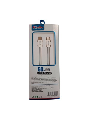 Cabo de Dados Corda 60W Type C – Type C