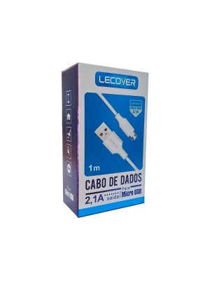 Cabo De Dados Micro USB 1m LECOVER