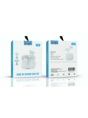 FONE SEM FIO TWS T-207 BRANCO