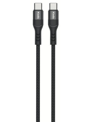 CABO CORDA 2.4 TYPE C - TYPE C 60W - PRETO